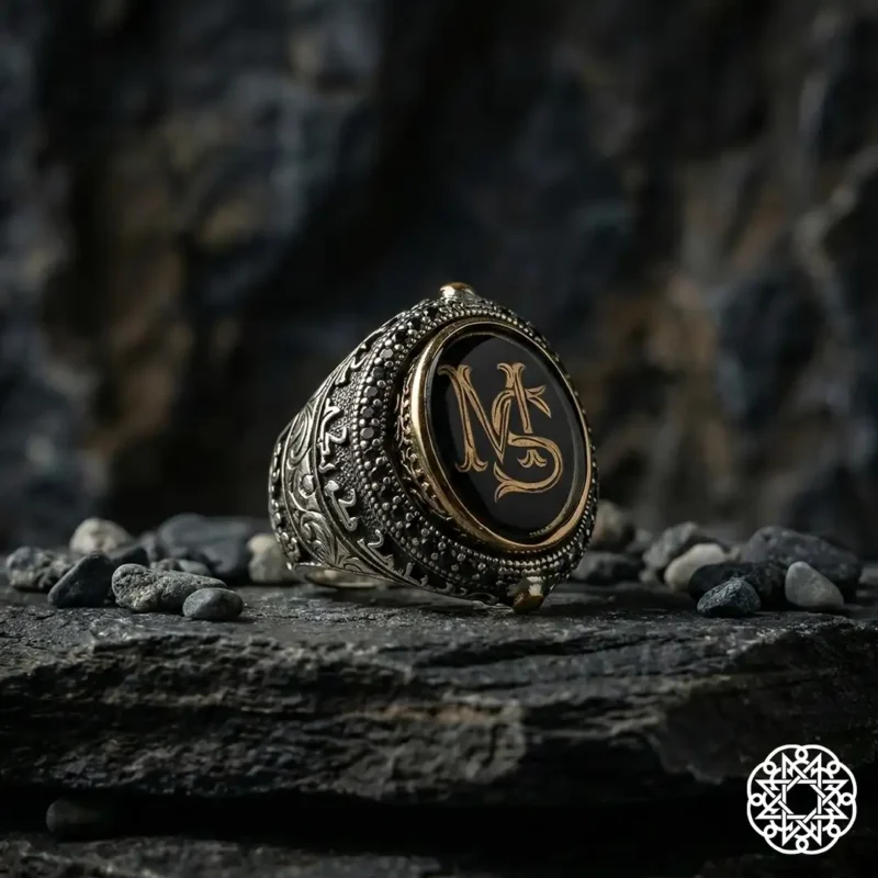 m1 Sabır Hiç Ve Harfli Yüzük Modeli