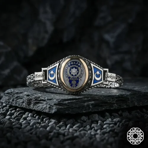 Polis Gümüş Bileklik Modeli