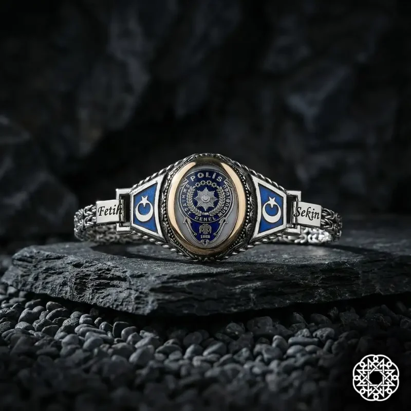 Polis Gümüş Bileklik Modeli