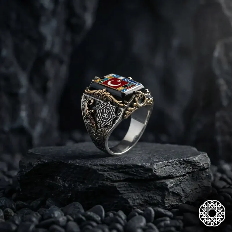 Destan Gümüş Yüzük Modeli