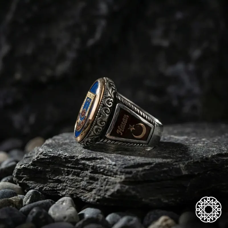 Jandarma Gümüş Yüzük Modeli