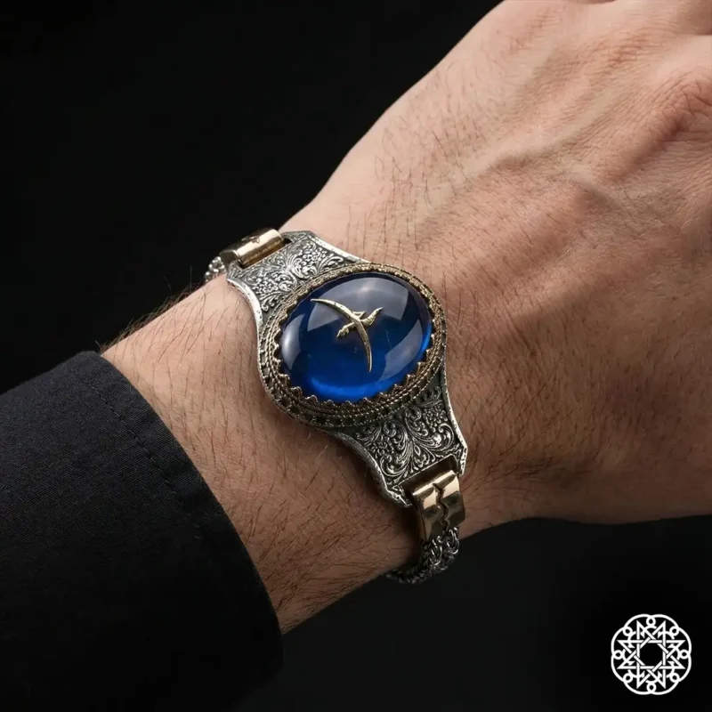 Hiç Olmak Gümüş Erkek Bileklik Modeli