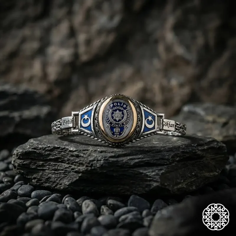 Polis Gümüş Bileklik Modeli