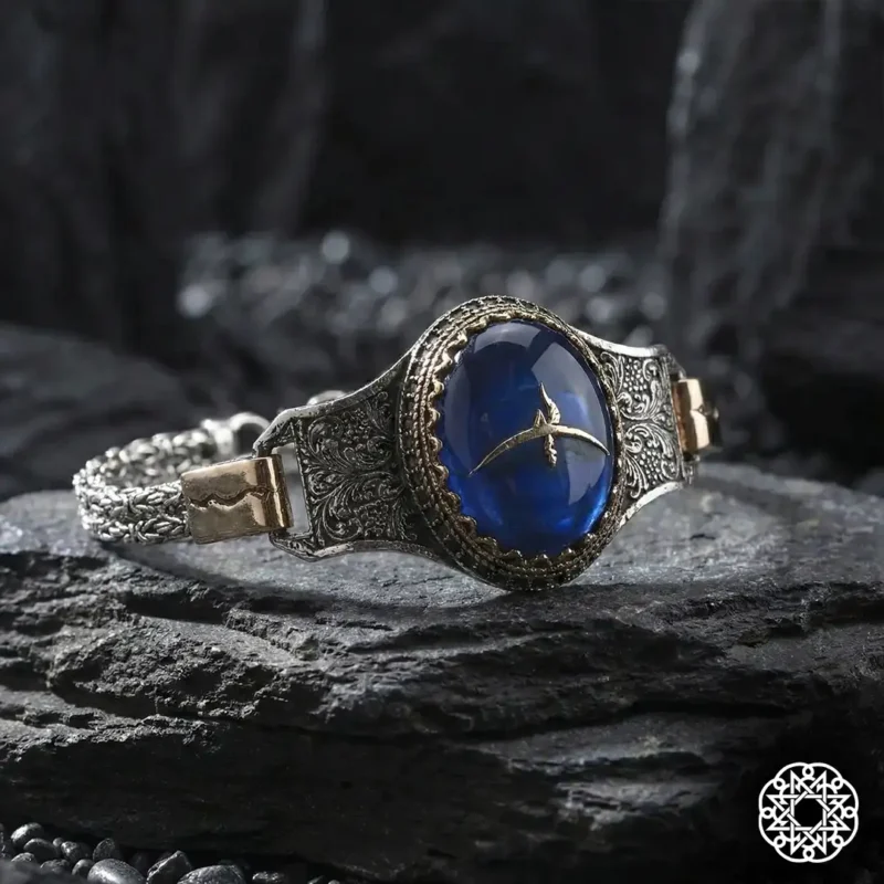 Hiç Olmak Gümüş Erkek Bileklik Modeli