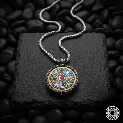 İstikamet Turan Gümüş Kolye Modeli