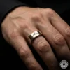 Hiç Olmak Gümüş Erkek Yüzük Modeli