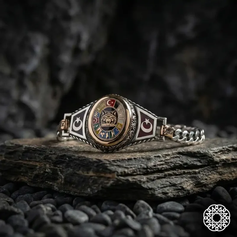 Türk İmparatorluğu Gümüş Bileklik Modeli