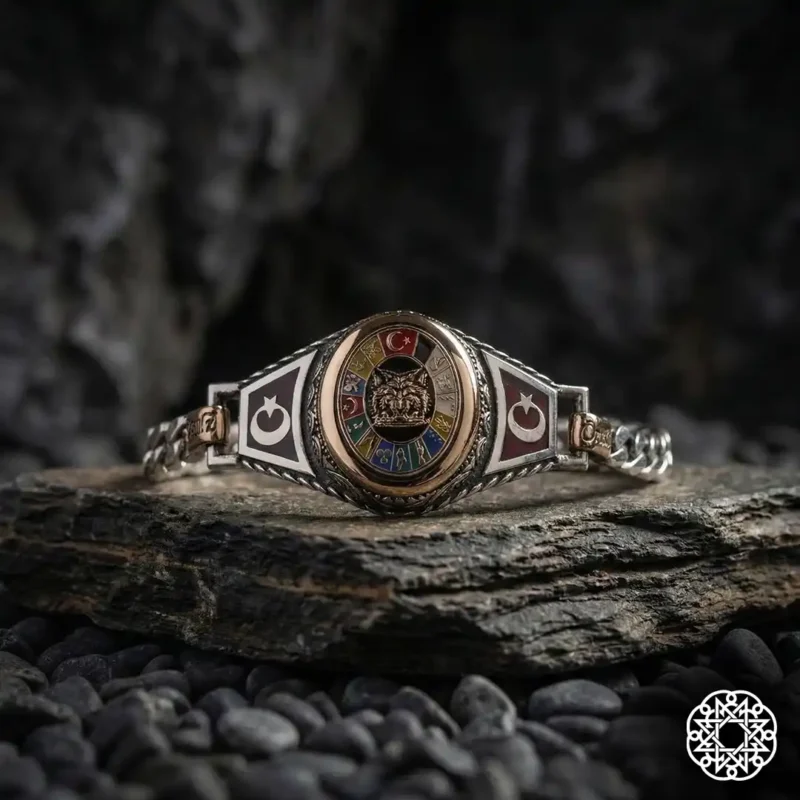 Türk İmparatorluğu Gümüş Bileklik Modeli