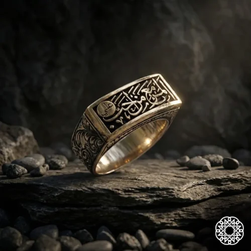 34 Kişi Sevdiğiyle Beraberdir Gümüş Yüzük Modeli