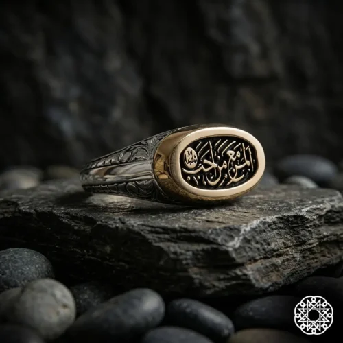 4 Kişi Sevdiğiyle Beraberdir Gümüş Yüzük Modeli