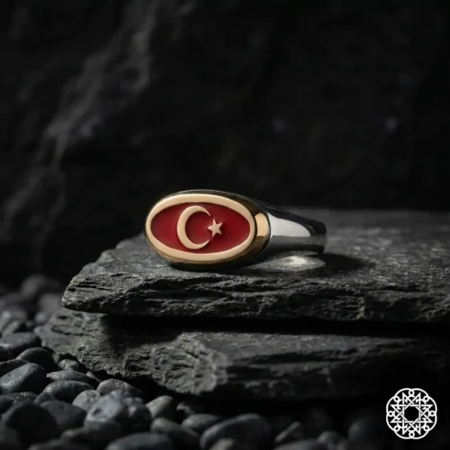 şablon amor kopya Vatan Gümüş Erkek Yüzük Modeli