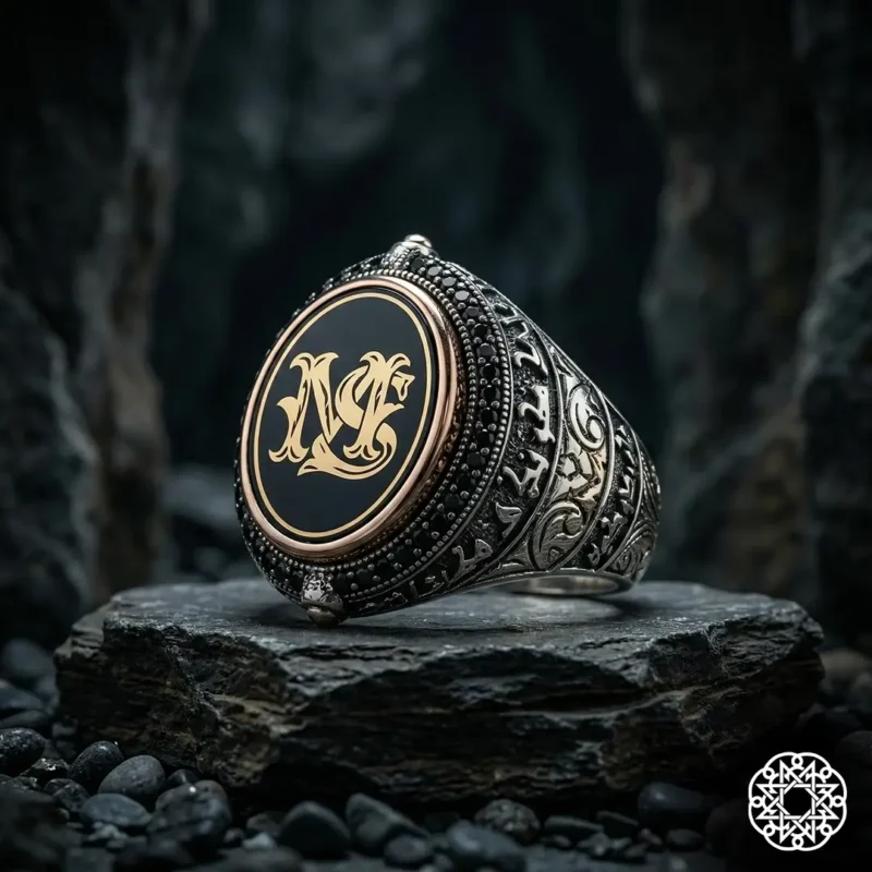 Hiçlik Gümüş Erkek Yüzük Modeli