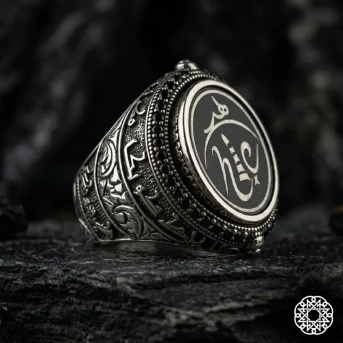 Hiçlik Gümüş Erkek Yüzük Modeli